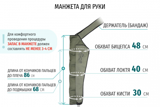 Аппарат для прессотерапии Seven Liner ZAM-200S ПОЛНЫЙ, XL  - 4